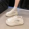 Thick-soled small-board shoes Original versatile sports and leisure shoes Women's 2025 spring new popular super-hot little white shoes