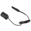 Full Metal 2 Button Remote Pressure Tail Switch for T20 IR Flashlight Professional Black Control