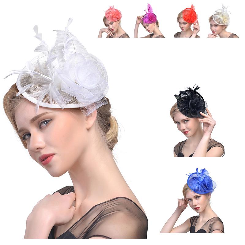 Kadın Aliceband Şapka Fascinator Kafa Bandı Düğün Bayanlar Günü Kraliyet Ascot Şapka