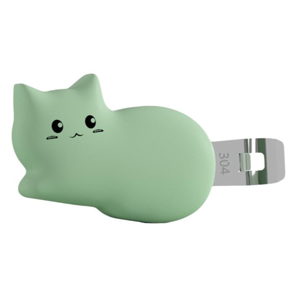 

Portable Oral Liquid Bottle Opener Cartoon Cat Freeze-Dried Powder Opener Aluminum Cap Opener Home зелений