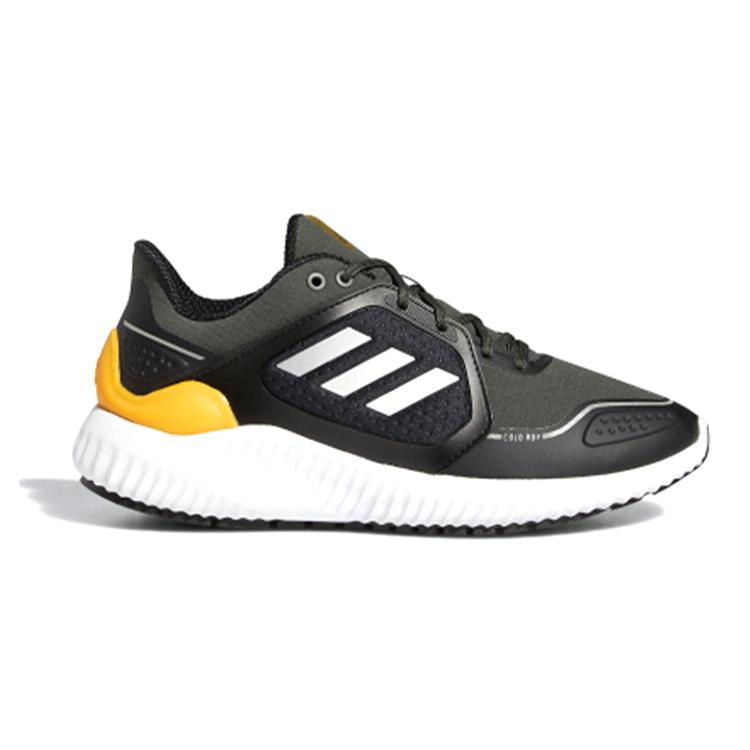 New Adidas Climawarm Bounce J Anti Slip Wear Resistant Low Top Running Shoes Black White Yellow Teenagers FV8209