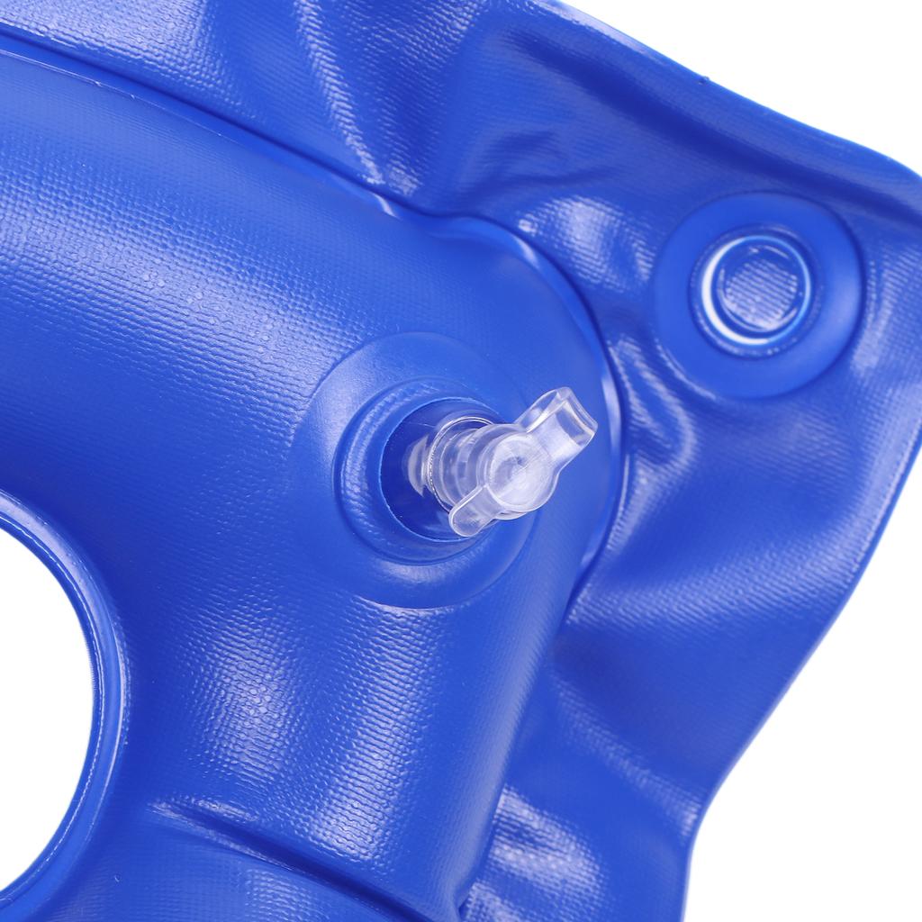 Inflatable Seat Cushion 16 Holes Professional Inflatable Wheelchair Cushions for Seat Blue