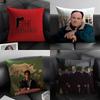Classic Movie The S-Sopranos Pillow Case Natural Linen Organic Fabric Double-Sided Printing Sofa Home Decor Gift Cushion Cover