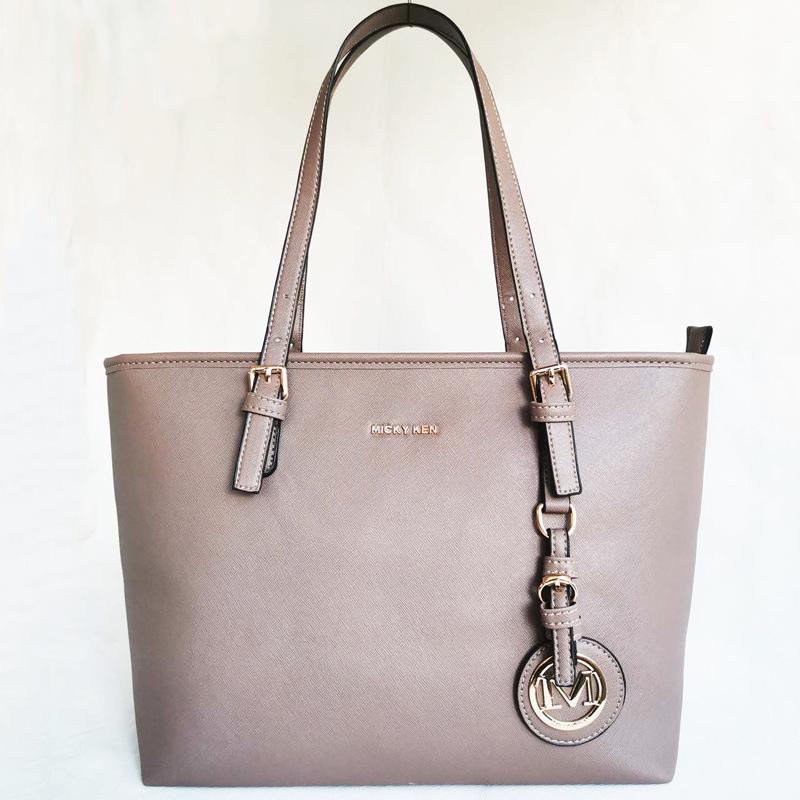 Damen Trendtaschen: Beliebte europäische & amerikanische Mode Schulterhandtaschen aus genarbtem Leder