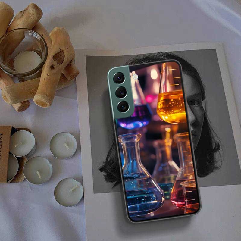 Experimental Vessel Materials, Biological Samples Phone Case For Samsung Galaxy S22 S25 Ultra S21 S10 Plus S26 Edge S20 S23 S24