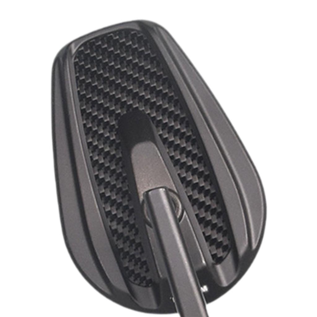 Rearview Mirrors Modification Accessories Fits M8 M10 Screws Carbon Fiber Mirrors Left and Right for Scooters Motorcycle