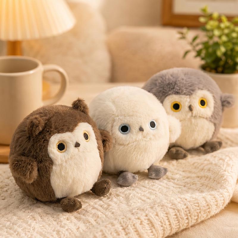 Super Cute Small Kawaii Three-Color Baby Owl Plush Doll - Perfect Girlfriend Birthday Gift
