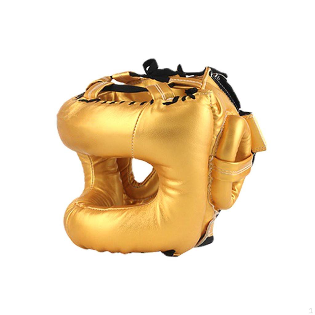 Boxing Headgear Face Shield Kickboxing Head Gear Muay Thai for Sparring