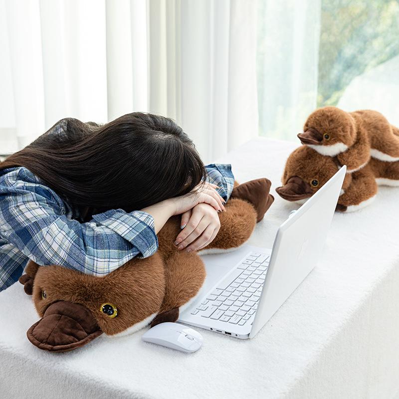 Pocket Treasure Small Animal Simulation Platypus Doll Kapibara Capybara Plush Toy Children's Accompanying Doll