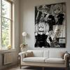VIKAMA Death Note Neon Wandteppich Anime Digitaldruck Wandbehang für Spielzimmer Schlafzimmer Dekoration