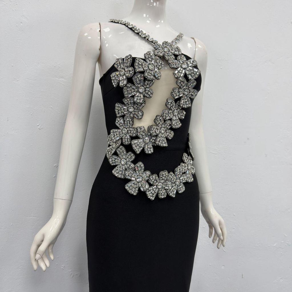 Novo Vestido de Noite Sexy Bodycon Bandagem Estilo Europeu e Americano para Comércio Exterior