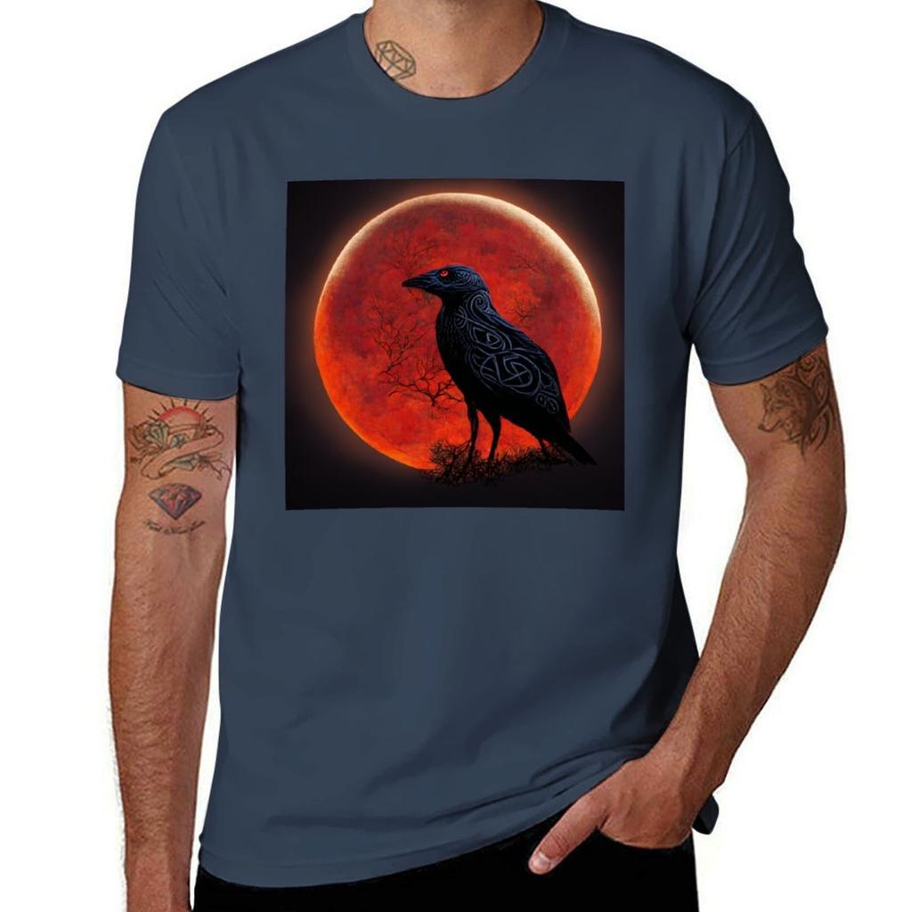 Celtic Raven TShirt Casual Holiday Short Sleeve Tee