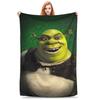 Shreks Pun Funny Meme Blanket  Warm Graphic Plush Throw Blanket For Kids Couch Bed Flannel Bedspread Bed Cover