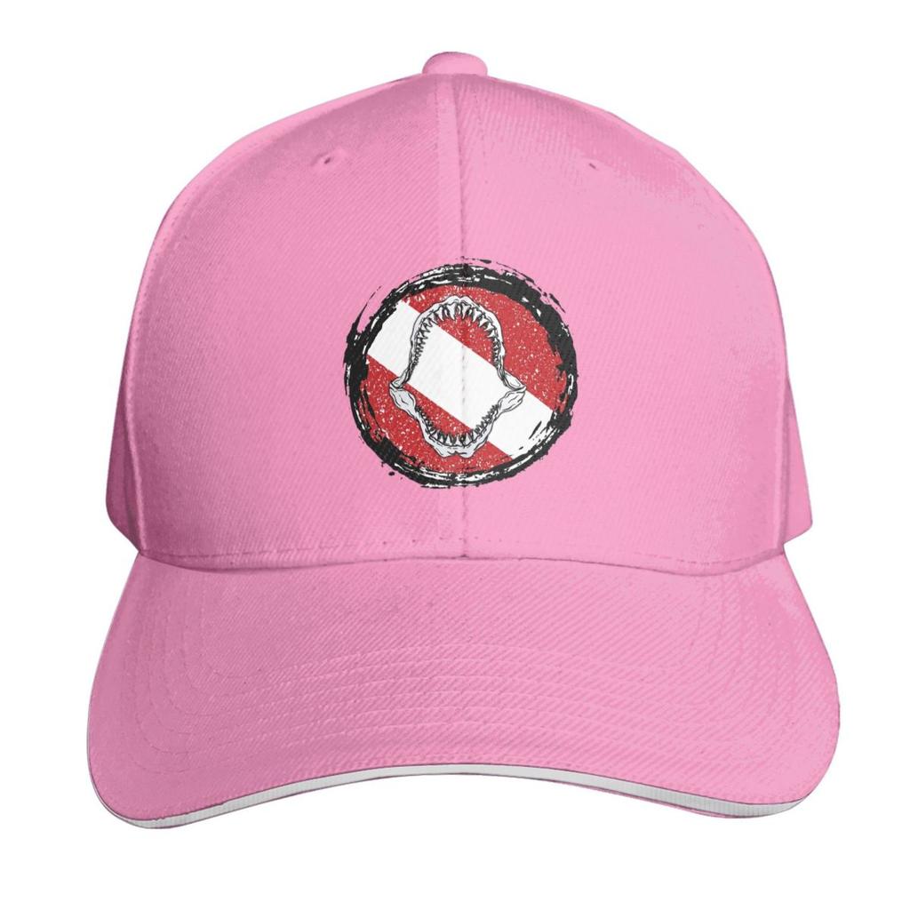 Scuba Diving Dive Flag And Shark Cap Fashion Casual Baseball Caps Adjustable Hat Hip Hop Summer Unisex Baseball Hats