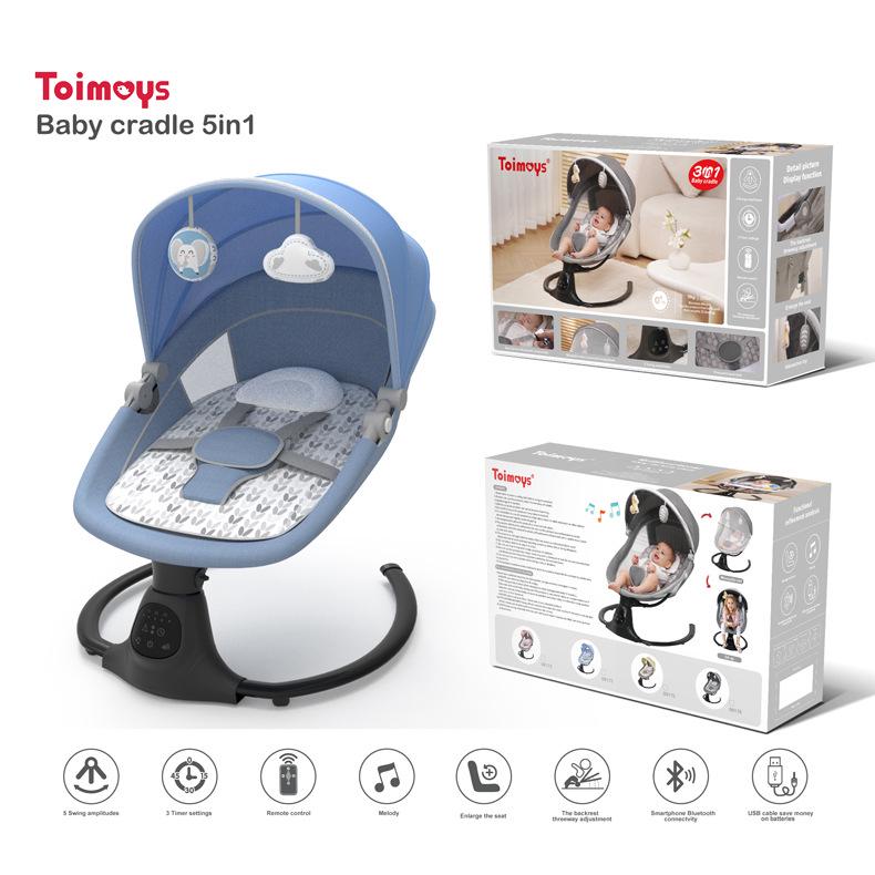 Multifunctional Electric Baby Rocker Cradle: Soothing Chair for Newborns