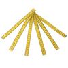 Yellow Plastic Ruler with Long Extension and Light Weight and Small Volume Best Standard Measure Tool for Craftman Work