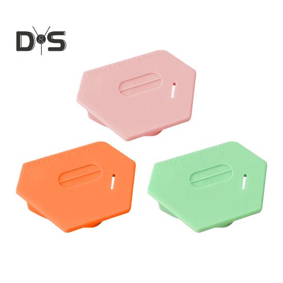 

3 шт. Магнитный направитель для шва для швейной машины, полигональный шаблон для подгибки со шкалой, универсальный направитель для швейных принадлежностей для подшивания, отстрочки края 3pcs