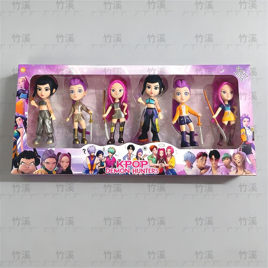 Kids New Year Gift Idea : Anime-Style PVC Action Figure Set, Cool Desktop Collectible Decor