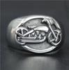 Drop Ship Size 7~14 Fashion Cool Motorcycles Biker Ring 316L Stainless Steel Jewelry Polishing Men Women Motor Biker Ring