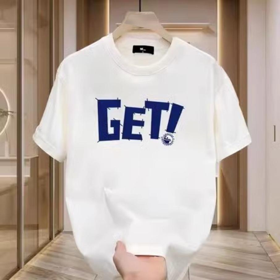 

Женская Мужская Хлопковая Футболка Круглый Вырез Короткий Рукав Принт Повседневные Футболки 3XL