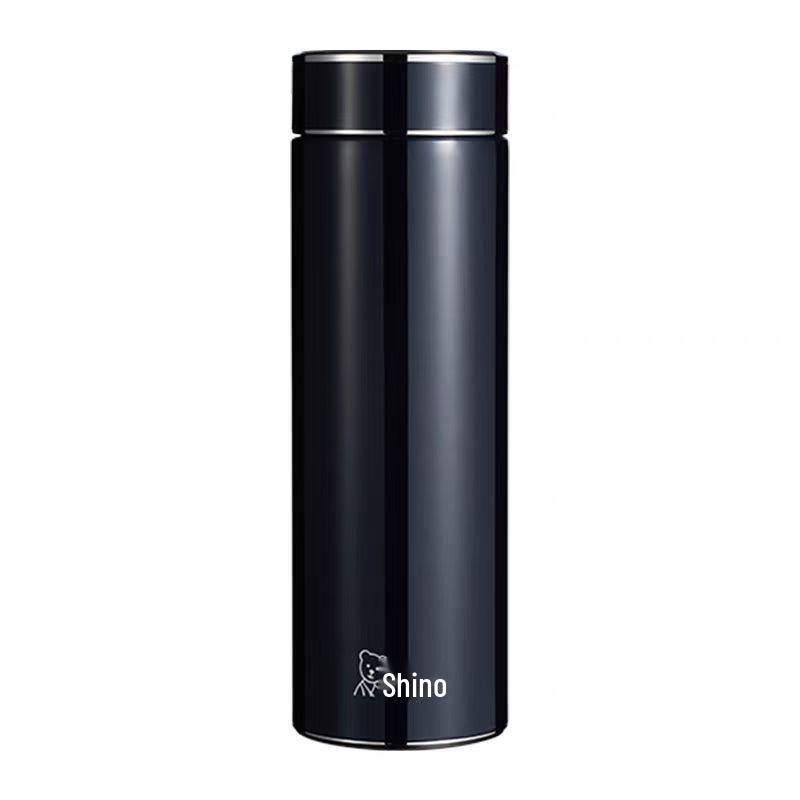 Xinuo Vacuum Insulated Water Bottle with Filter, Stylish for Men & Women - Perfect for Office, Car, Home.