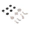 Replacement Thumbsticks Kit Sensitive Magnetic Metal Thumbsticks for Xbox One Elite Series 2 Silver