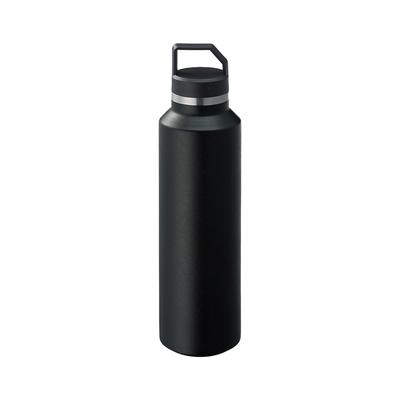 Zalatto Slim Thermoskanne Edelstahlbecher, 450ml, Vakuumisoliert, Hält warm oder kalt, Schwarz (Herren Stilvolle Matte Serie) TS-1508-009