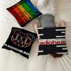 R-Rock Band Radio-head Music Pillow Cushion Cover Pillowcase Living Room Sofa Home Decor Customized