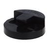 Round Rubber Two Holes Double Bass Cello Violoncello Mute Silencer for 4/4 or 3/4 Cello Violoncello