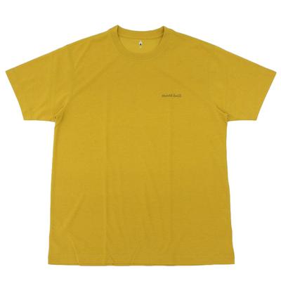 Montbell Wickron Men's Short Sleeve T-shirt Xs Yellow