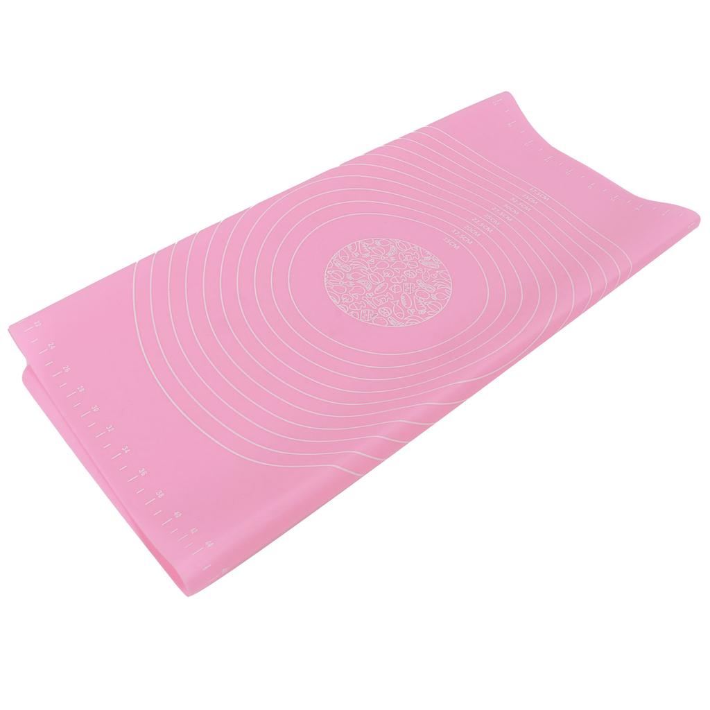 Silicone Knead Mat with Scale Chopping Board Nonslip Baking Tool Heat Resistant Oven Mat