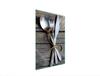 TAGLIERE IN VETRO 35x52 POSATE