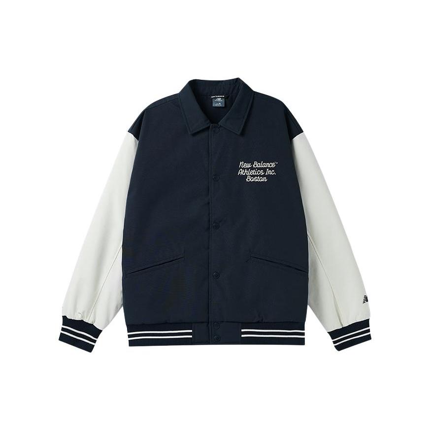 Мужская бейсбольная куртка New Balance Армейский синий AMJ41301-ECL XXL