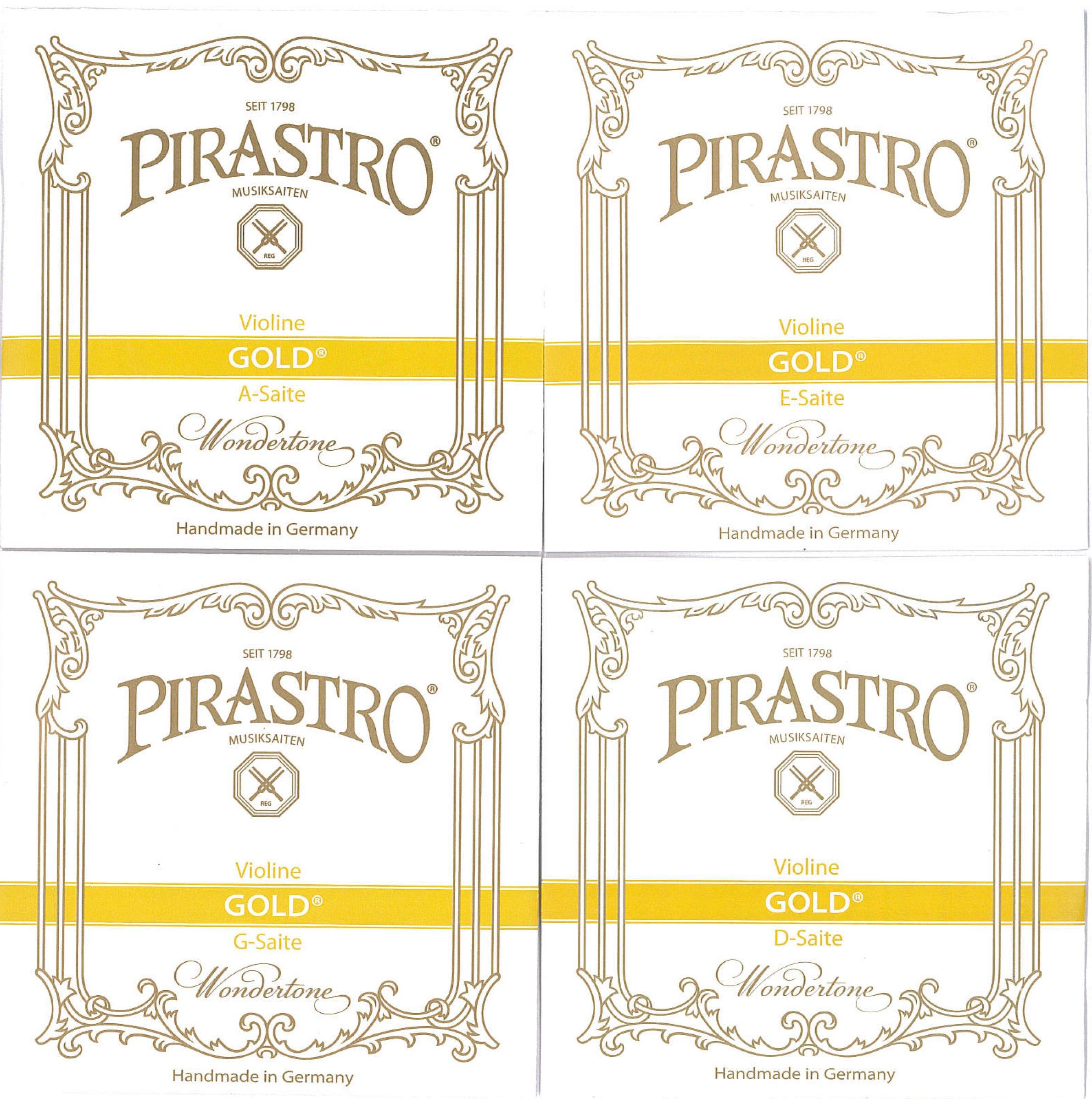 

PIRASTROGold Gold Violin Strings EADG Set Ball E-String