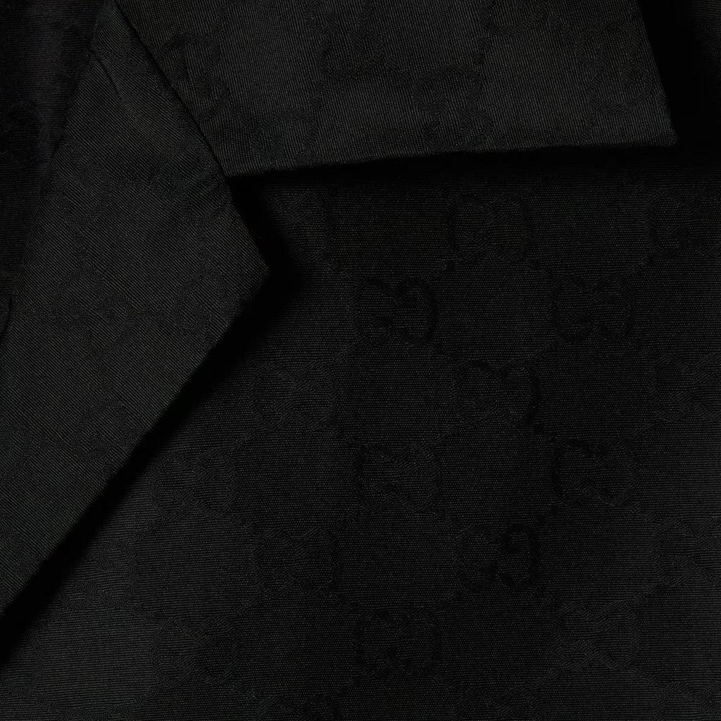 GUCCI Gg Faille Collared Short Sleeve Shirt 819356Z7AM21000