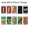Football Butterfly Theme Kids' Party Notebook & Sticky Notes Set
