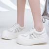 Summer mesh white shoes women's thin breathable mesh shoes 2025 new casual shoes women's thick-soled lightweight board shoes women
