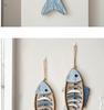 3D-Fisch-Wandanhänger im mediterranen Stil für Hotel- und Flurdekoration