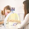 Half Moon Nail Lamp Lash Embroidery Beauty Lamp Adjustable 10 Levels of Brightness and 3 Levels of