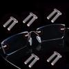 100Pcs 7Mm/2.2Mm Length Rimless Glasses Double Rubber Plug Lock Buckle For Prescription Glass Glasses Equipment Accessories