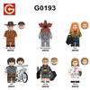 Stranger Things Building Blocks Minifigures Movie TV Show Character Action Figure Assembly Toy Collectible Decoration