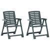 Day and Night - Day and Night Garden Chairs 2 Units Green Plastic
