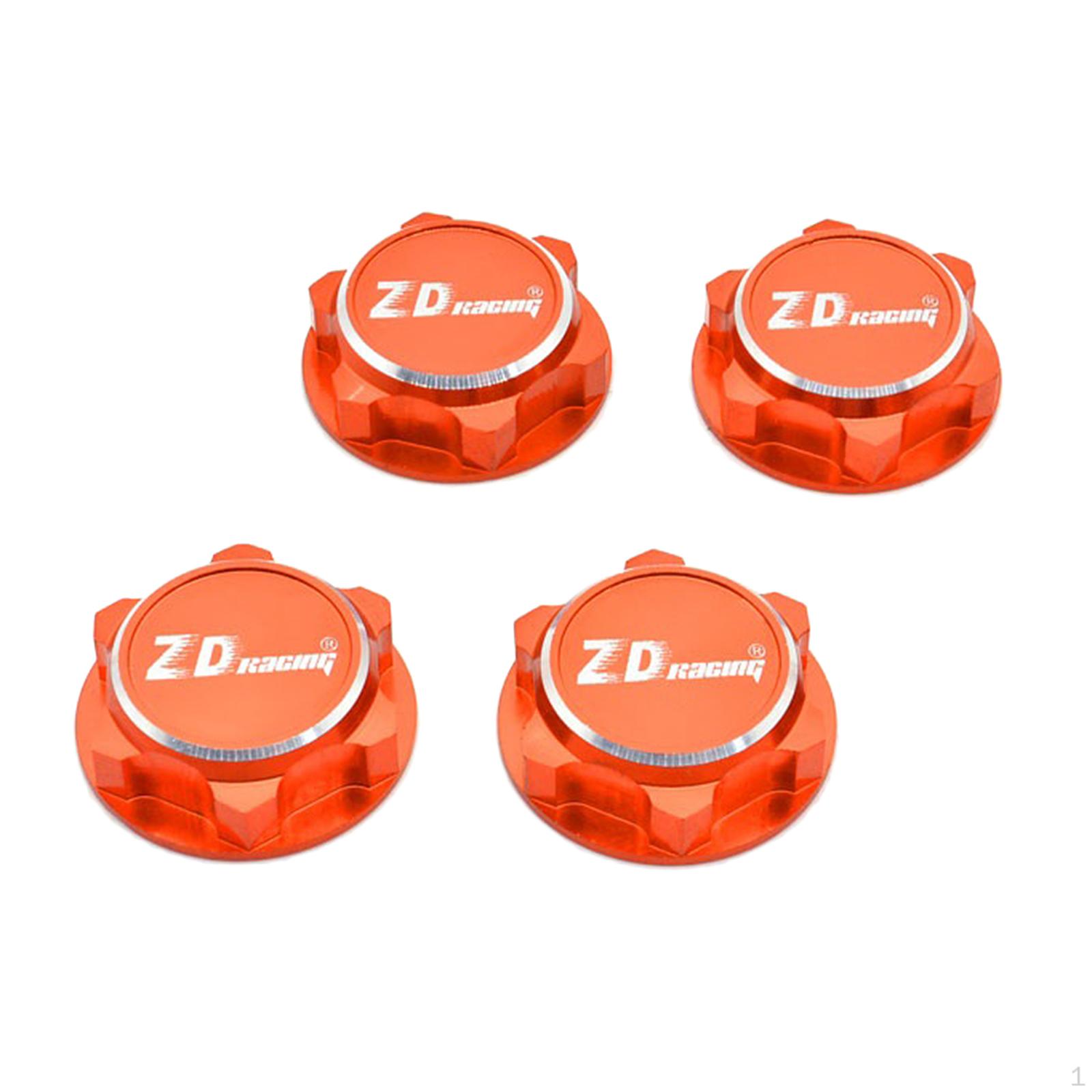 

17mm Hex Wheel Nuts Set for RC Cars And Trucks Titanium Gray