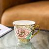Nordic Ceramic Coffee Cup Set 220Ml Small Household Simple Cup Light Luxury British Afternoon Tea Teacup