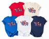 Disney 4th of July Shirt, Mickey Minnie Friends Patriotic Tee, Red White Blue Disney Tee