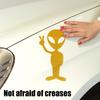 Alien Reflective Personalized Car Stickers Car Bumper Decorative Warning Stickers Night Driving Safety Reflective Stickers