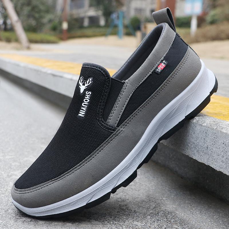 

Cloth shoes men s spring new models casual sports lightweight single shoes non-slip soft-soled comfortable shoes 39