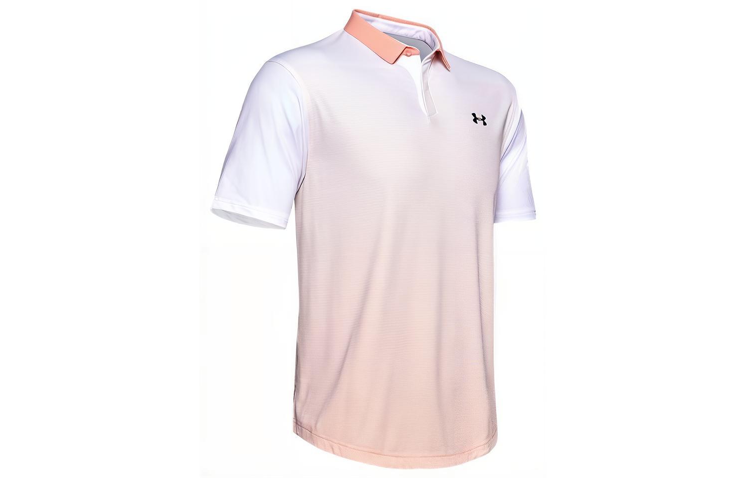 Under Armour Iso Chill Polo Shirts Men s White Polo Collar Moderate Straight Fit 1353821-100 S