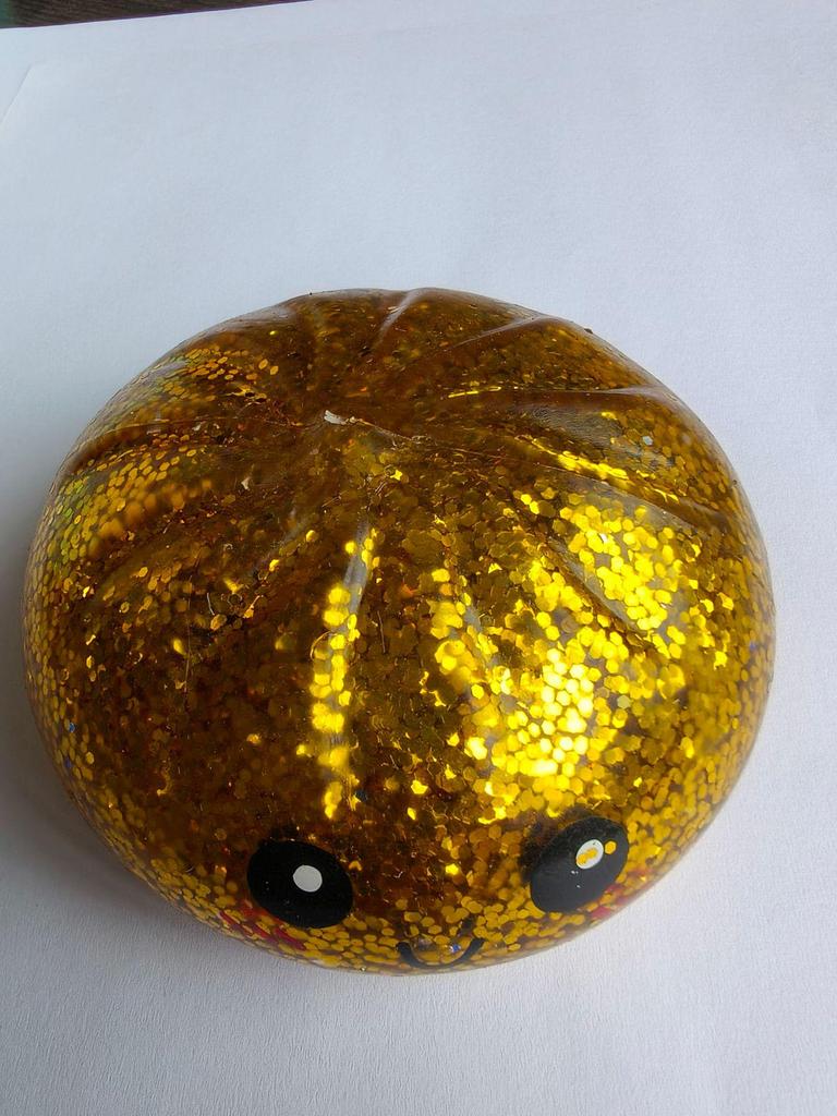 Pectin Char Siu Bao Stress Relief Squeeze Toy – Gold Thread Slow Rebound Bun