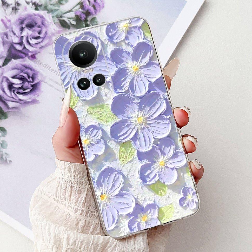 For OPPO Reno10 5G Case CPH2531 Luxury Cat Cartoon Cover Clear Silicone Soft TPU Phone Case For OPPO Reno 10 Reno10 Back Covers